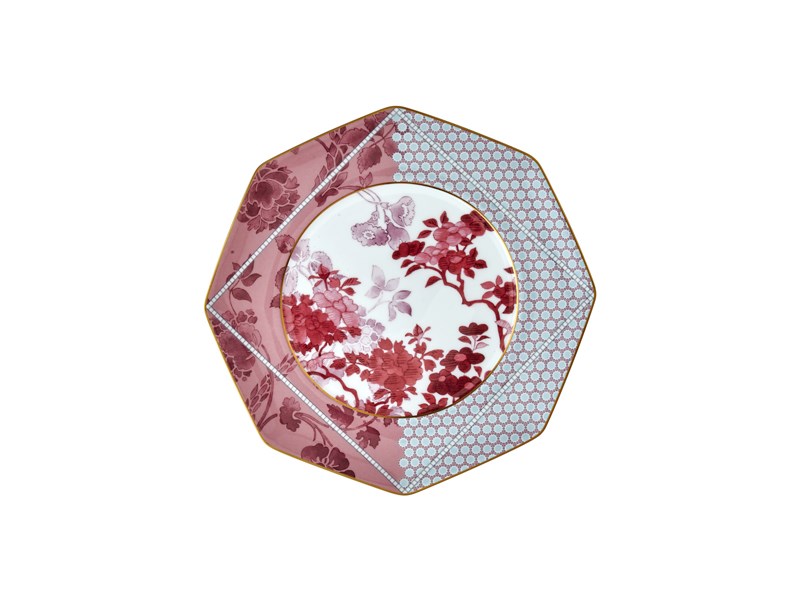 Regency Damask - Pasta Tabağı 17 cm Pembe
