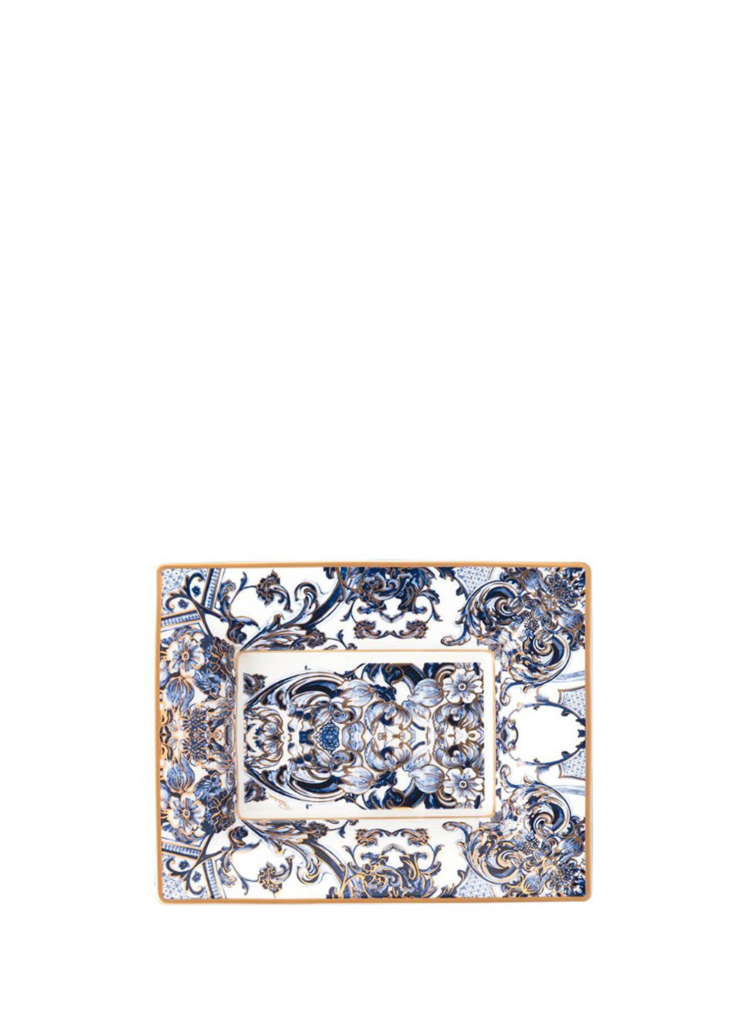 ROBERTO CAVALLI AZULEJOS - DIKDORTGEN DEKORATIF TABAK, 20x16 CM