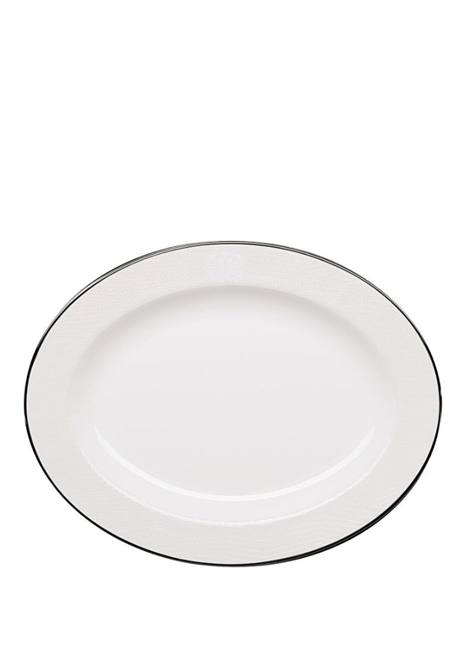 ROBERTO CAVALLI LIZZARD PLATIN - OVAL SERVIS TABAGI, 36 CM