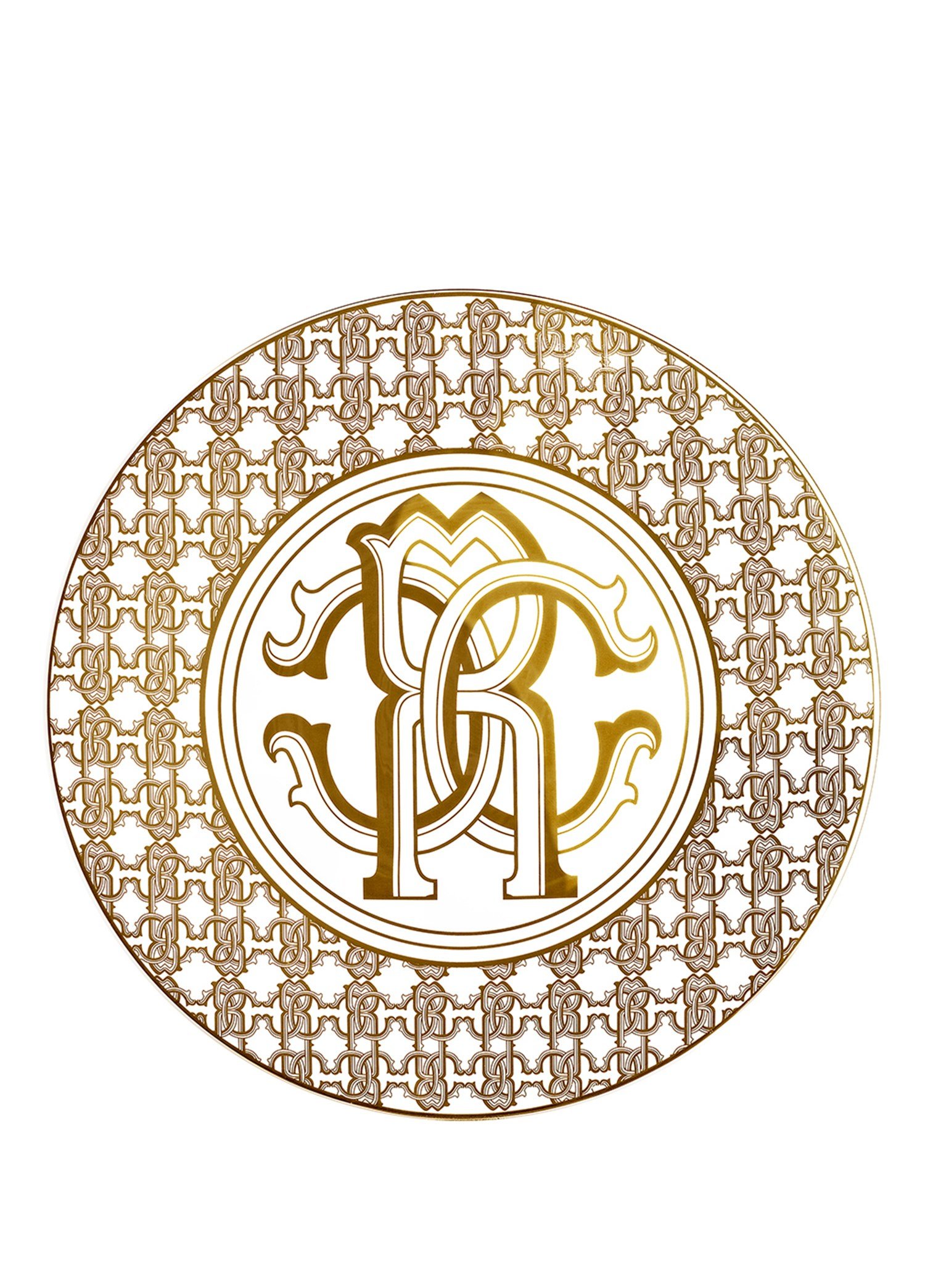ROBERTO CAVALLI MONOGRAM GOLD - SERVIS TABAGI, 32 CM