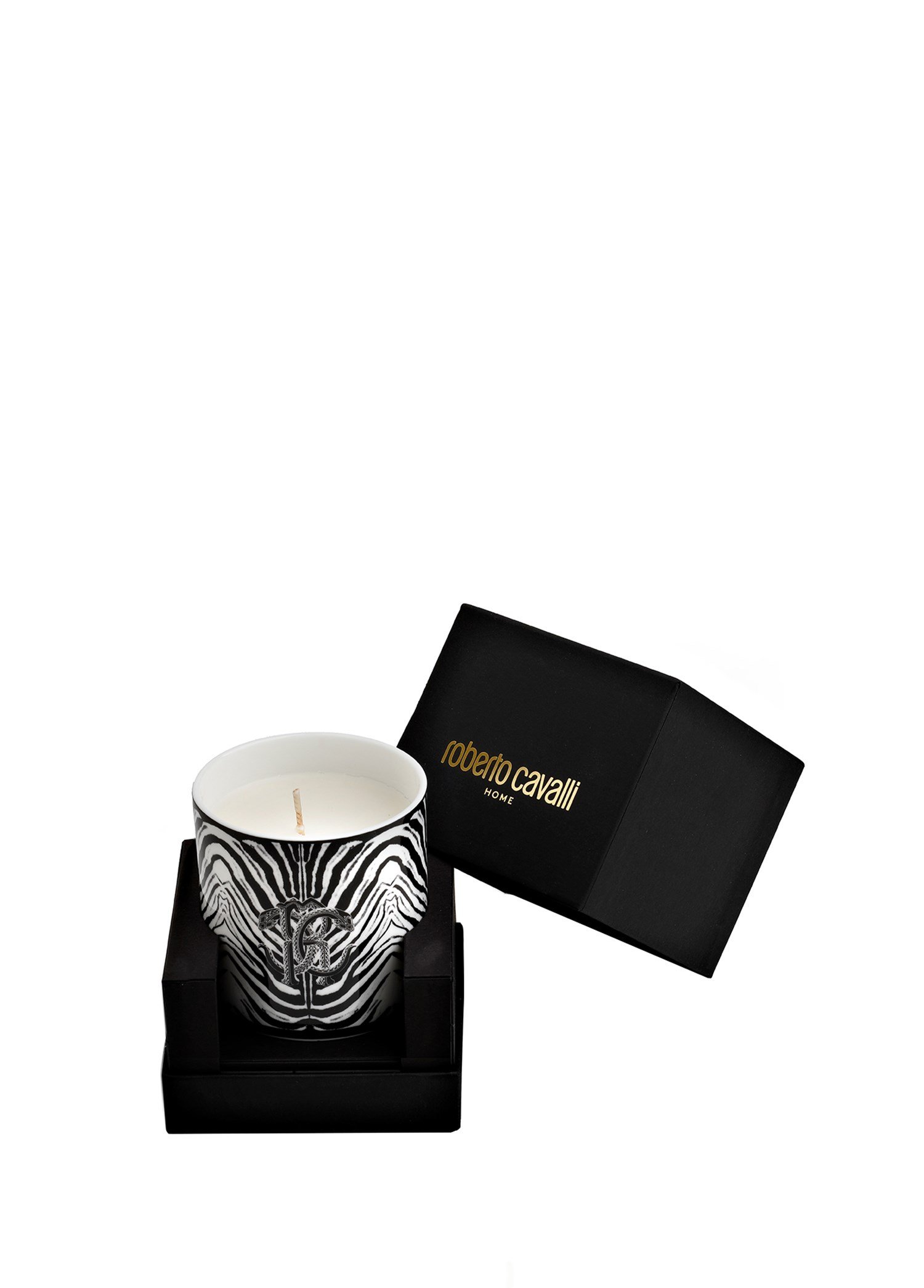 ROBERTO CAVALLI ZEBRA - KOKULU MUM, SIYAH, 8,5x9 CM