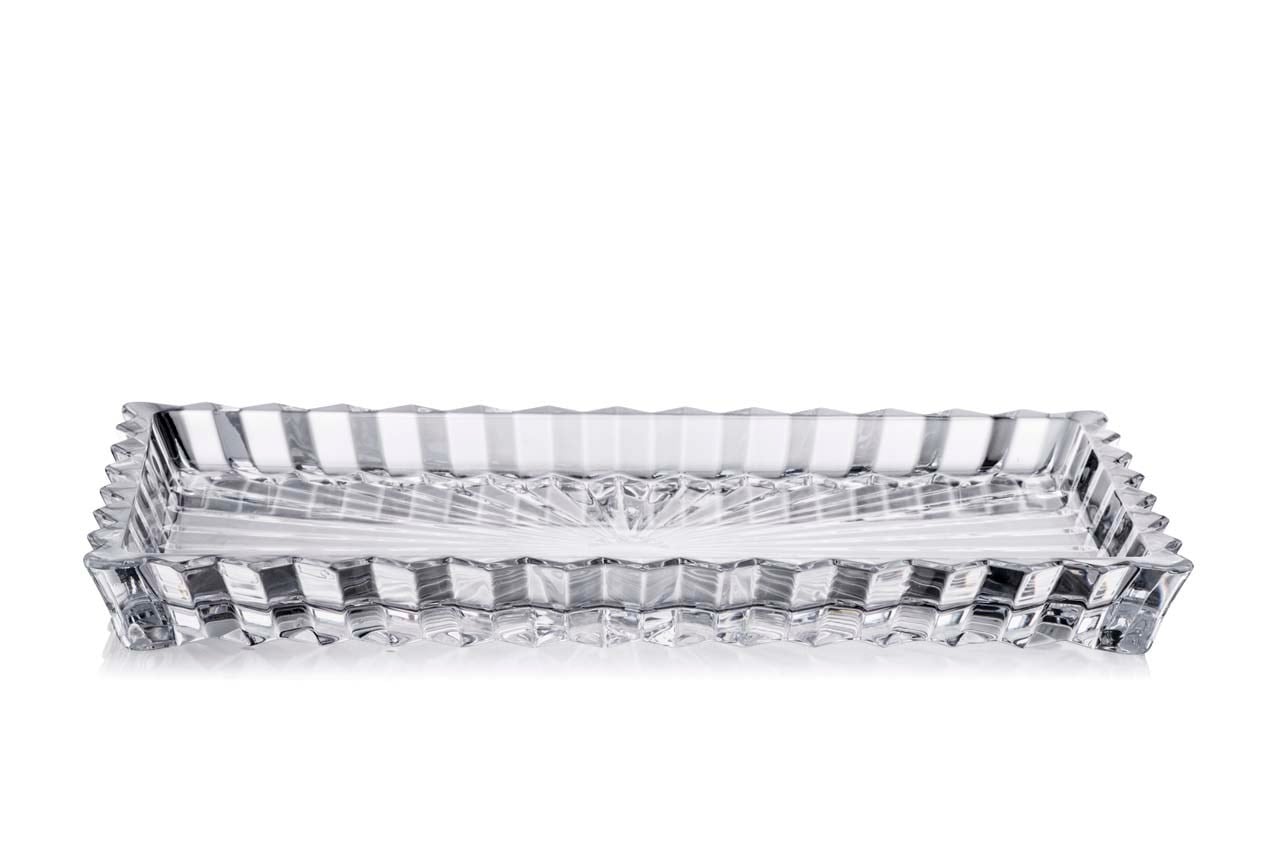 ROGASKA CROWN JEWEL VASSOIO RETTANG DİKDÖRTGEN TEPSİ 35X19 CM