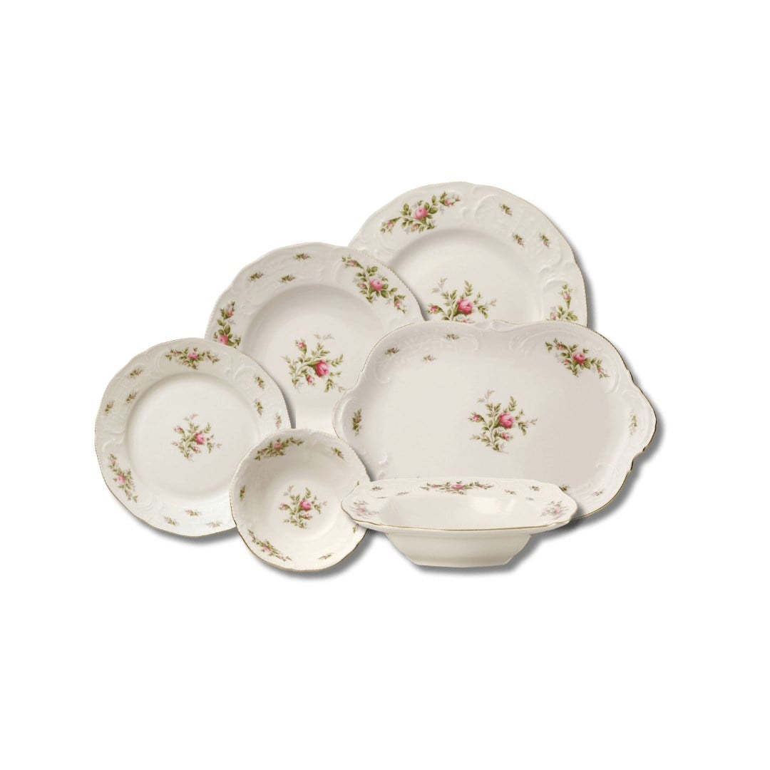 ROSENTHAL SANSSOUCI ELFENBEIN RAMONA 12 KİŞİLİK 51 PARÇA YEMEK TAKIMI