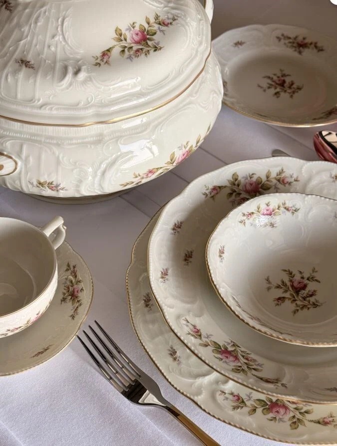 ROSENTHAL SANSSOUCI ELFENBEIN RAMONA 12 KİŞİLİK 51 PARÇA YEMEK TAKIMI