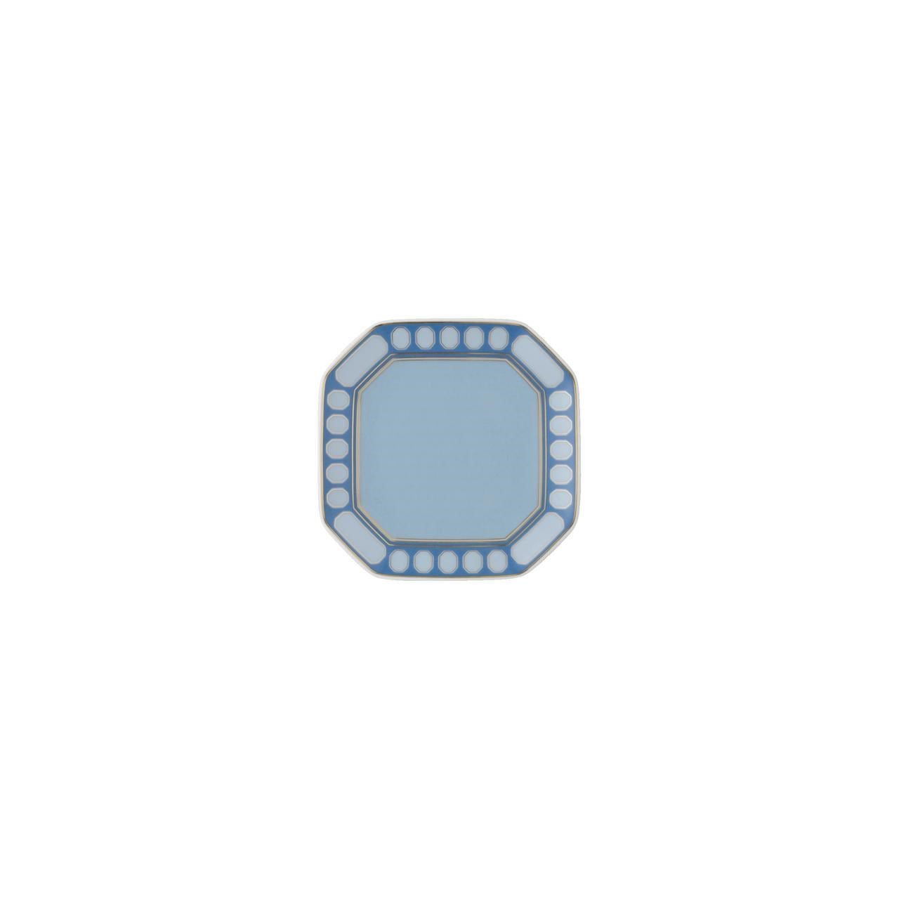 ROSENTHAL X SWAROVSKI SIGNUM AZURE - DEKORATIF TABAK, 11x11 CM