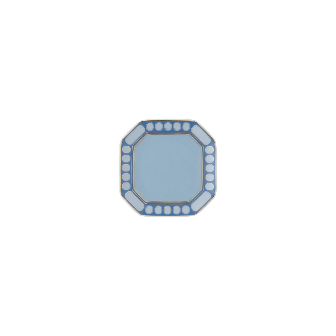 ROSENTHAL X SWAROVSKI SIGNUM AZURE - DEKORATIF TABAK, 11x11 CM