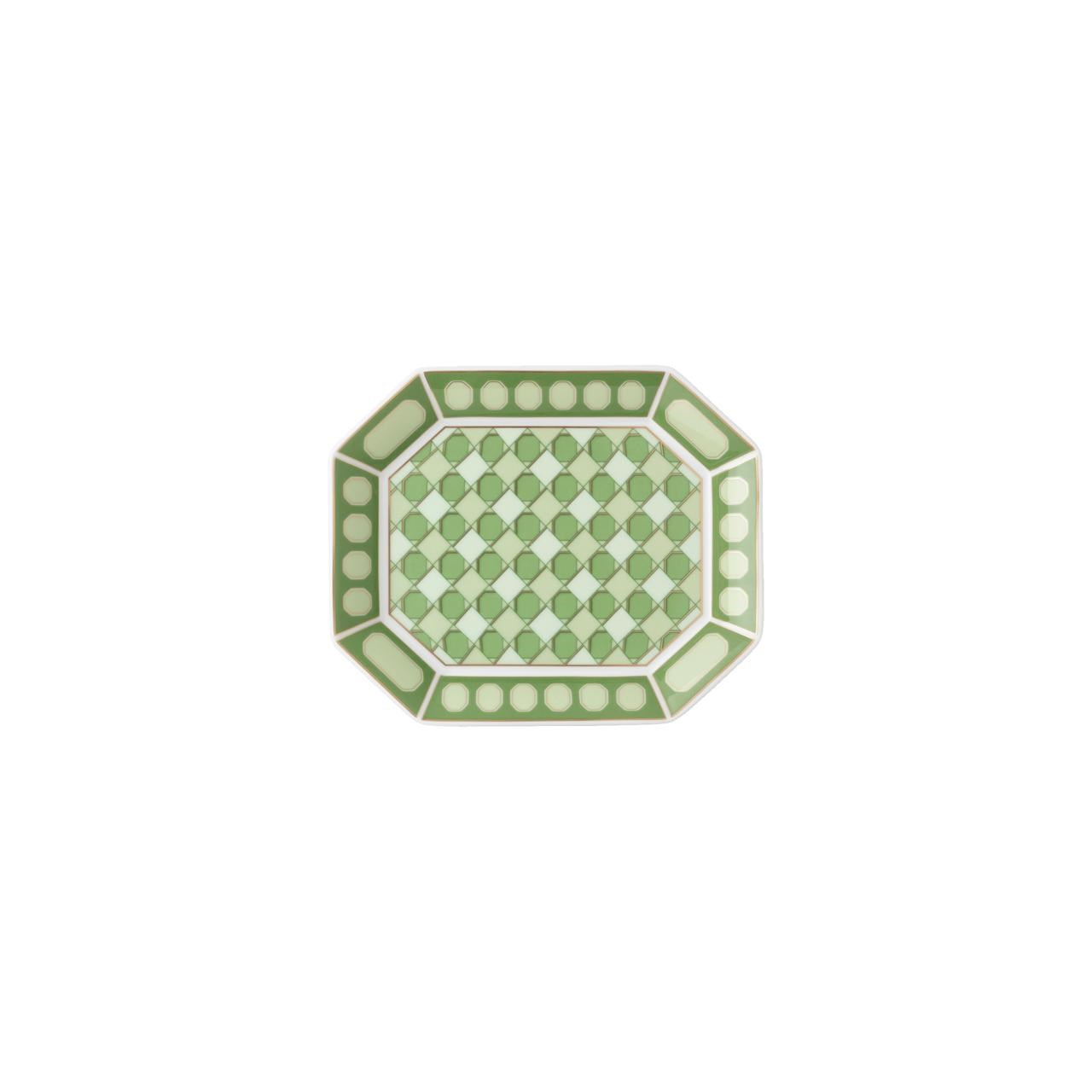ROSENTHAL X SWAROVSKI SIGNUM FERN - DEKORATIF TABAK, 15x12 CM