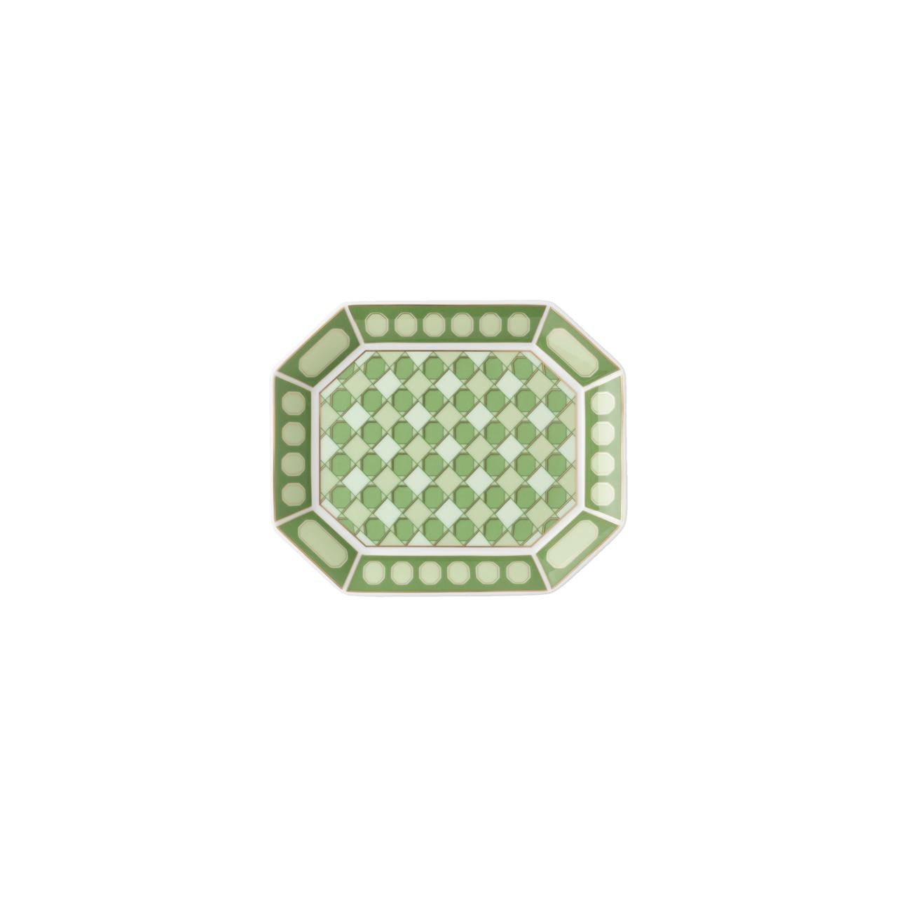 ROSENTHAL X SWAROVSKI SIGNUM FERN - DEKORATIF TABAK, 15x12 CM