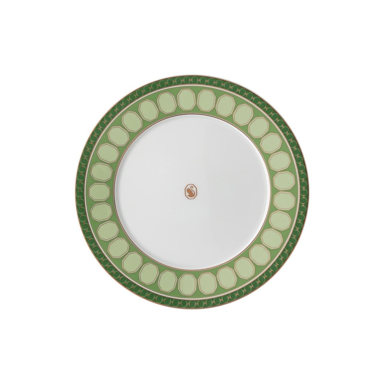 ROSENTHAL X SWAROVSKI SIGNUM FERN - PASTA TABAGI, YESIL, 23 CM