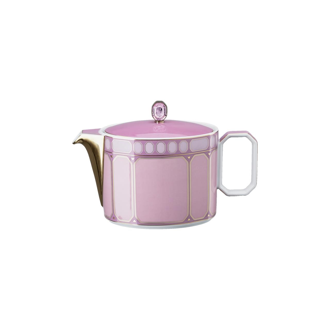 ROSENTHAL X SWAROVSKI SIGNUM ROSE - KAHVE/CAY POTU, PEMBE, 0,75 L