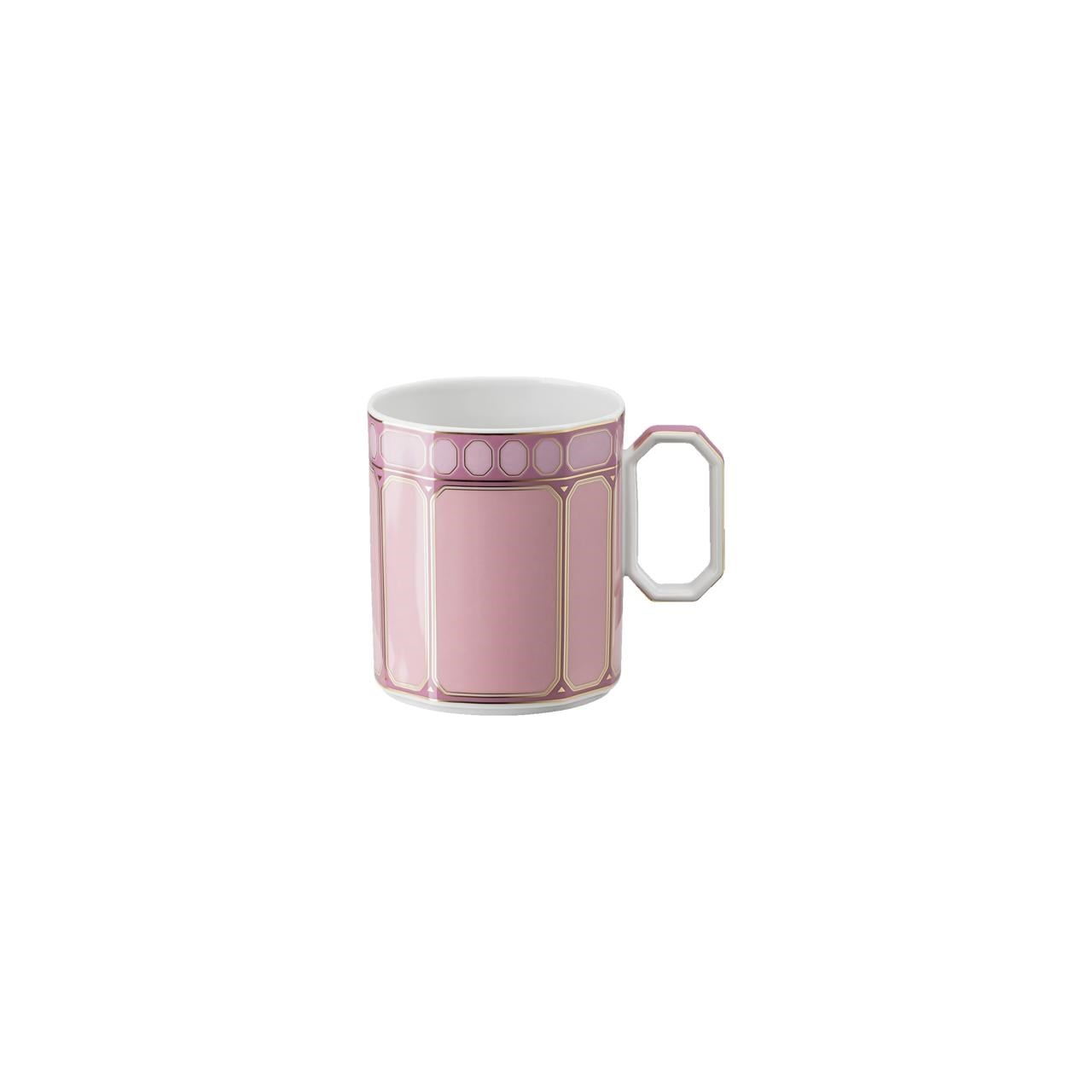 ROSENTHAL X SWAROVSKI SIGNUM ROSE - KUPA, PEMBE, 0,39 L