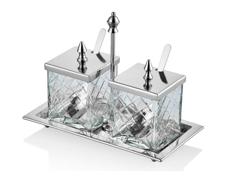 STANDLI NICKEL 2LI BAHARATLIK SETI 19X8X19 CM
