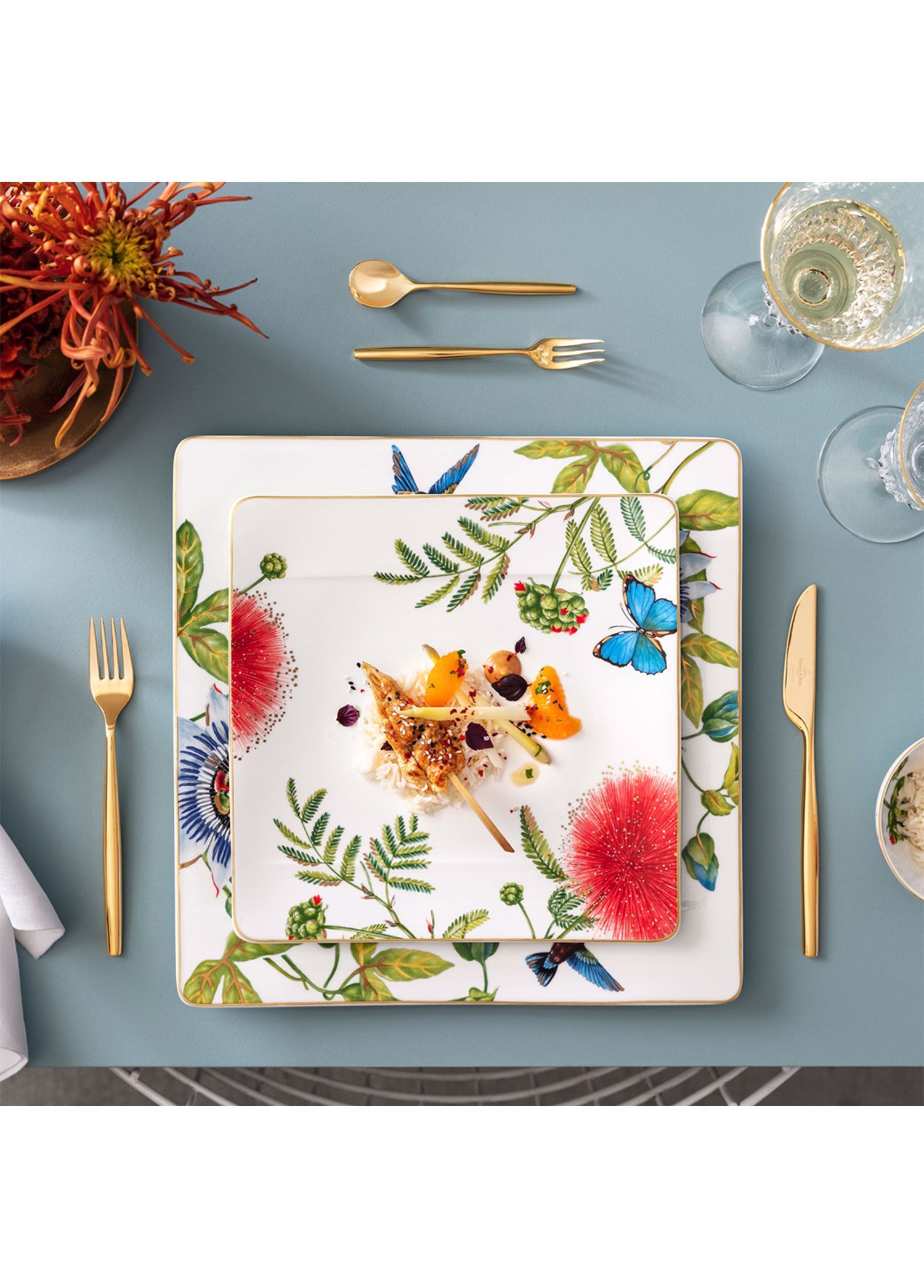 VB AMAZONIA - KARE SERVIS TABAGI, 35X35 CM