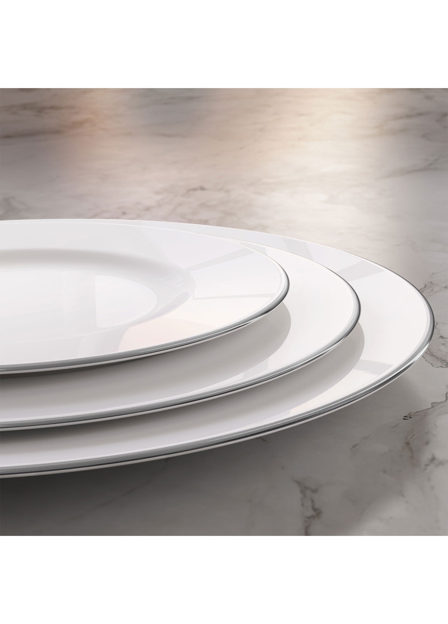 VB ANMUT PLATINUM NO.1 - OVAL SERVIS TABAGI 20CM