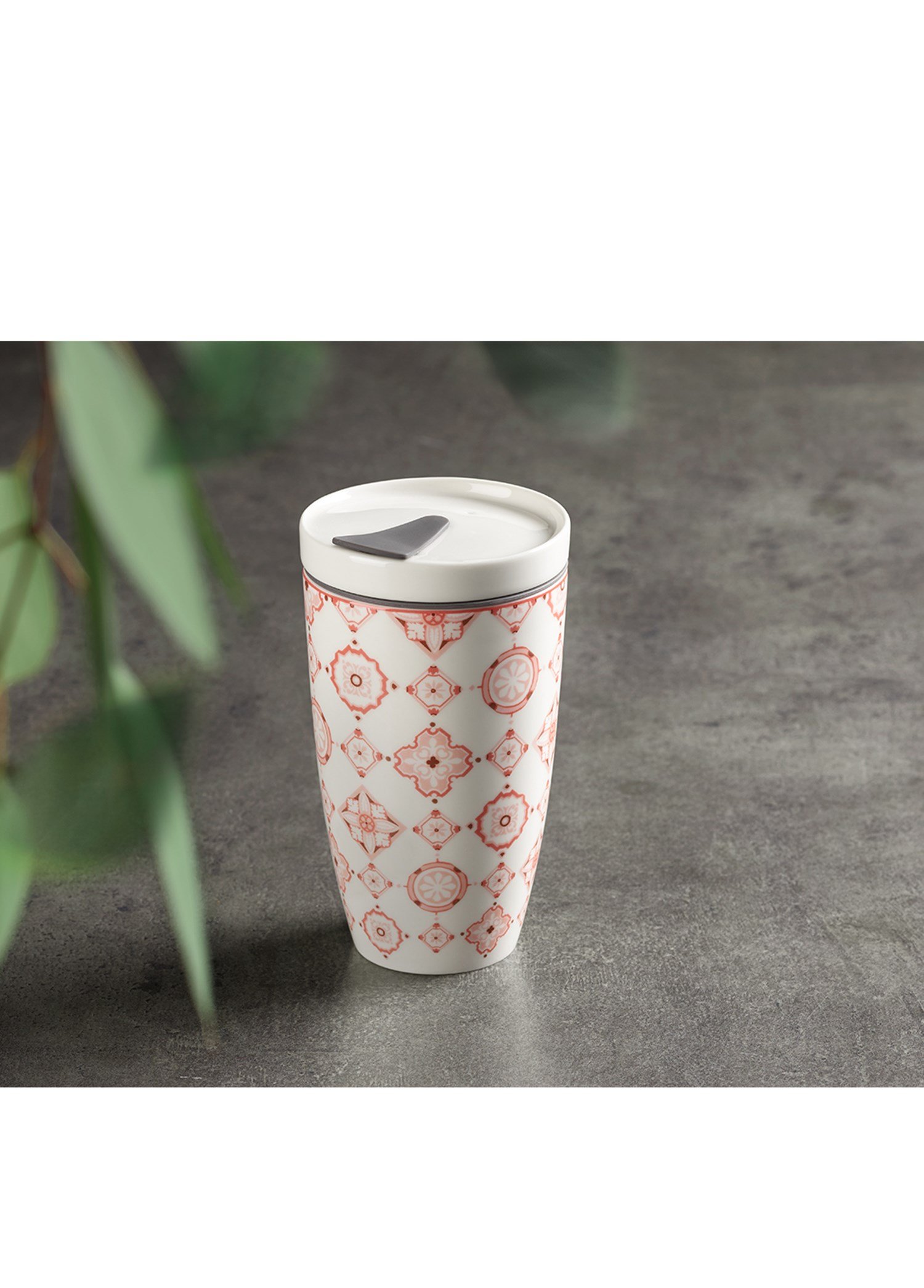 VB COFFEE TO GO- KUPA, PEMBE DESENLI, 0.35L