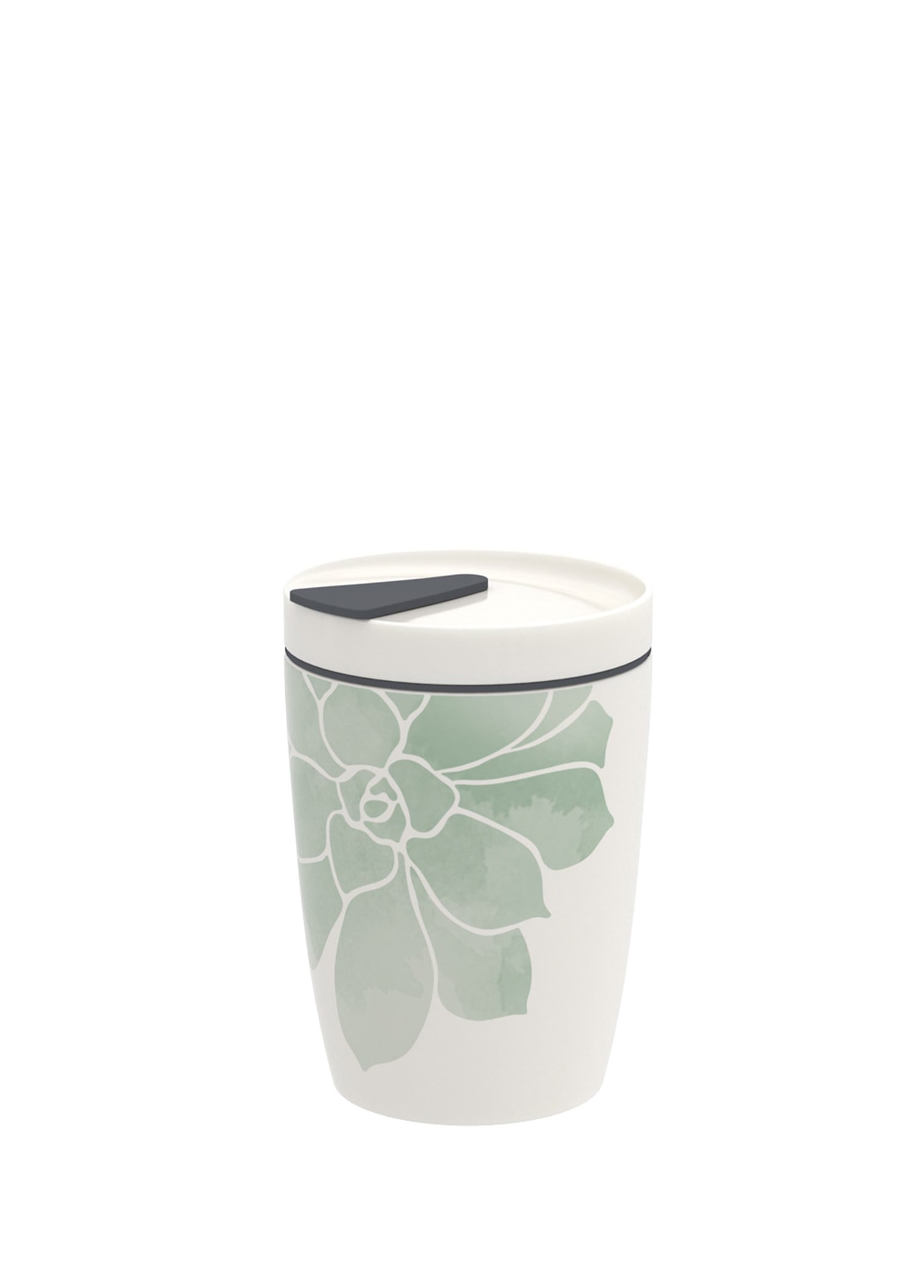 VB COFFEE TO GO- KUPA, YESIL CICEKLI, 0.29 L