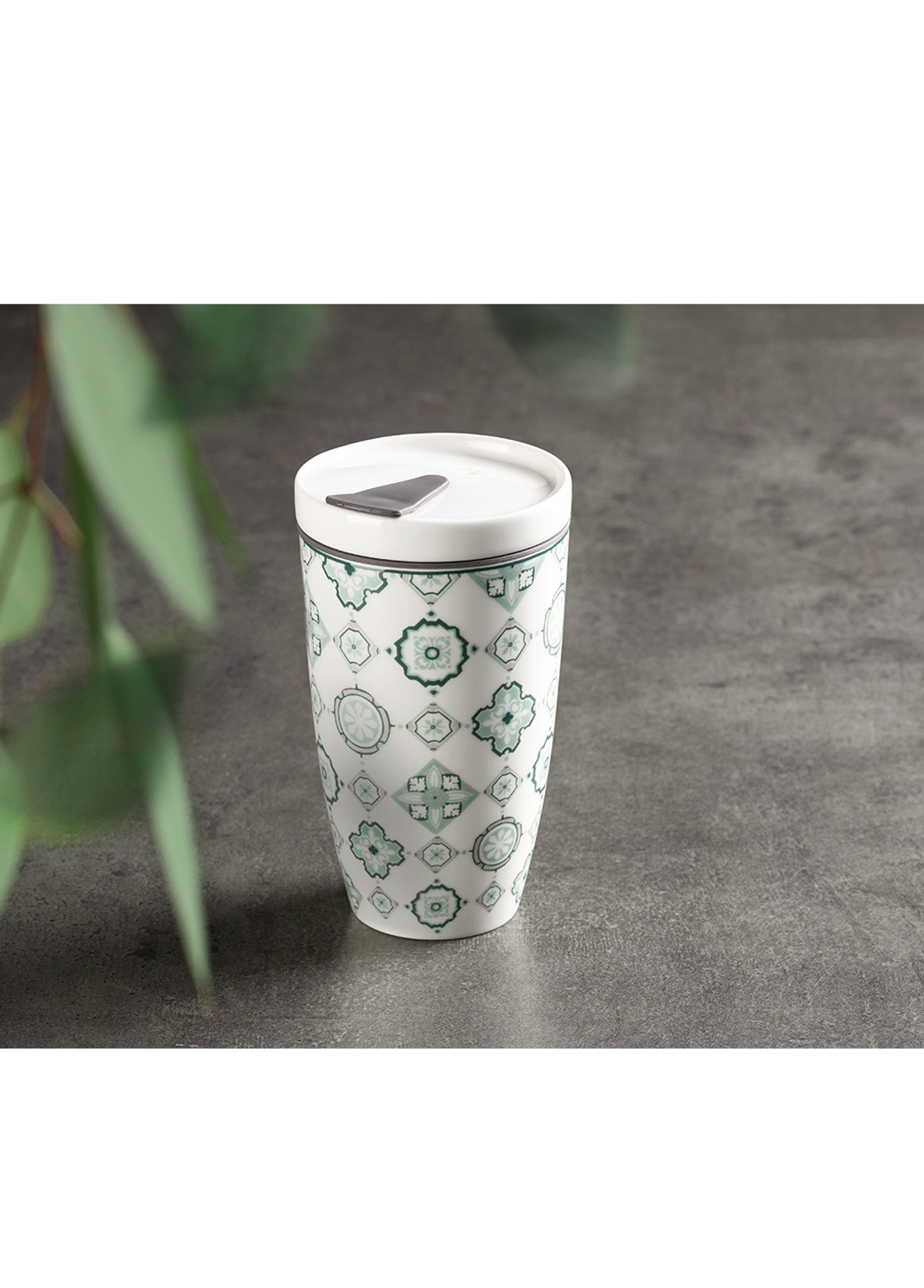 VB COFFEE TO GO- KUPA, YESIL DESENLI, 0.35L