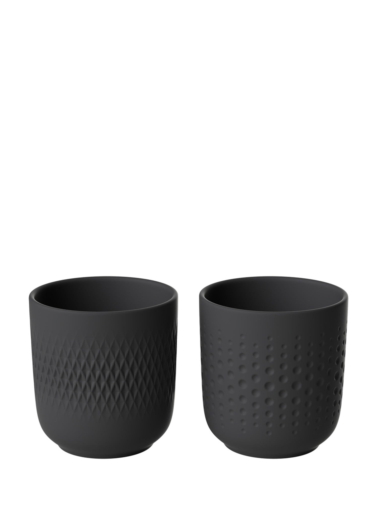 VB MANUFACTURE COLLIER NOIR-MUG, 2 LI SET