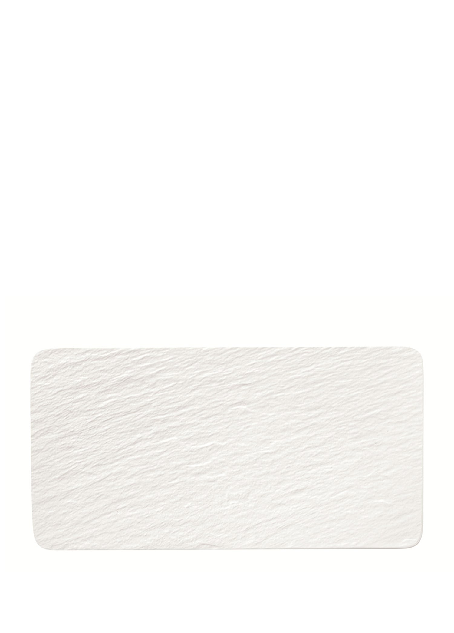 VB MANUFACTURE ROCK BLANC -  DIKDORTGEN SERVIS TABAGI, 35X18 CM