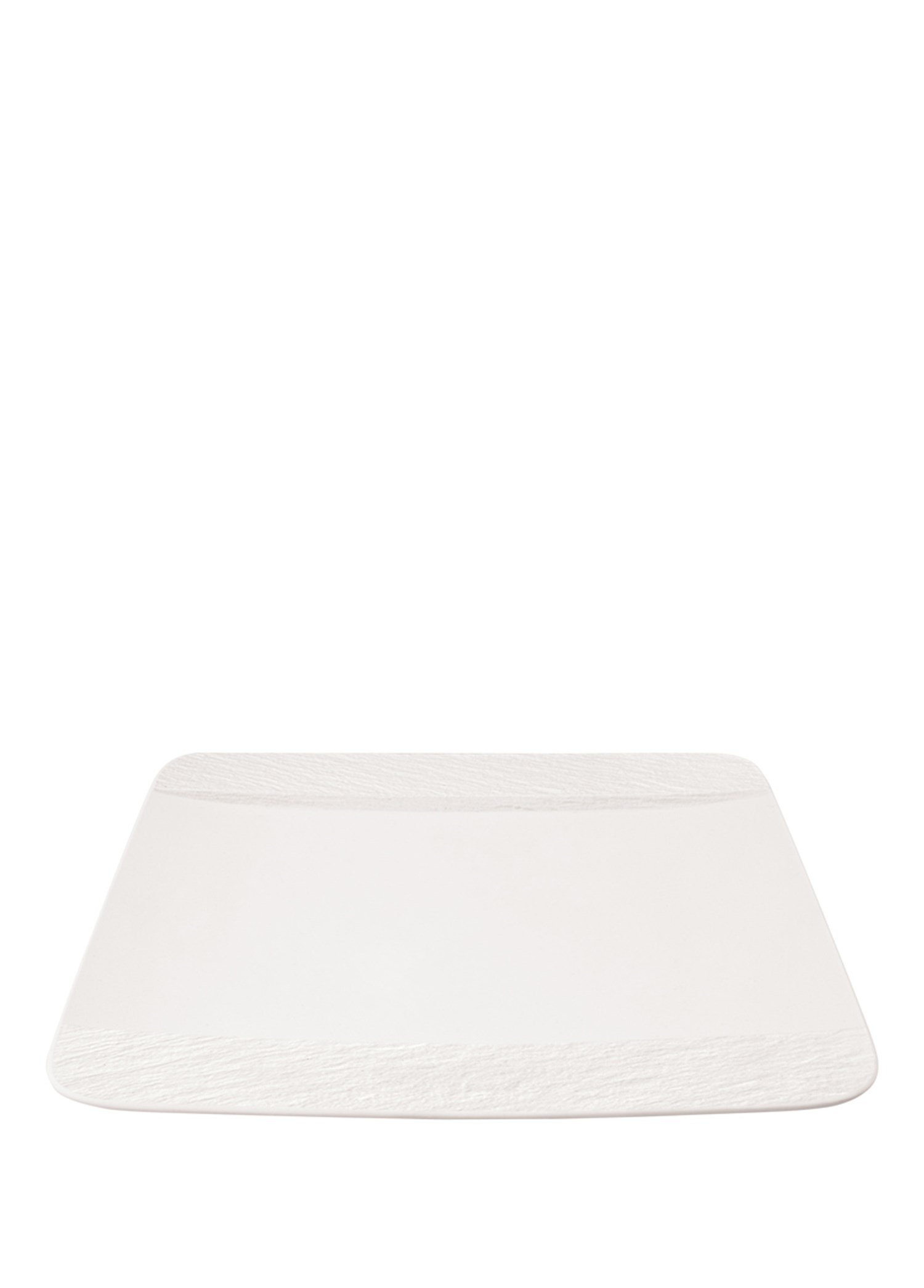 VB MANUFACTURE ROCK BLANC -  KARE YEMEK TABAGI, 28X28 CM