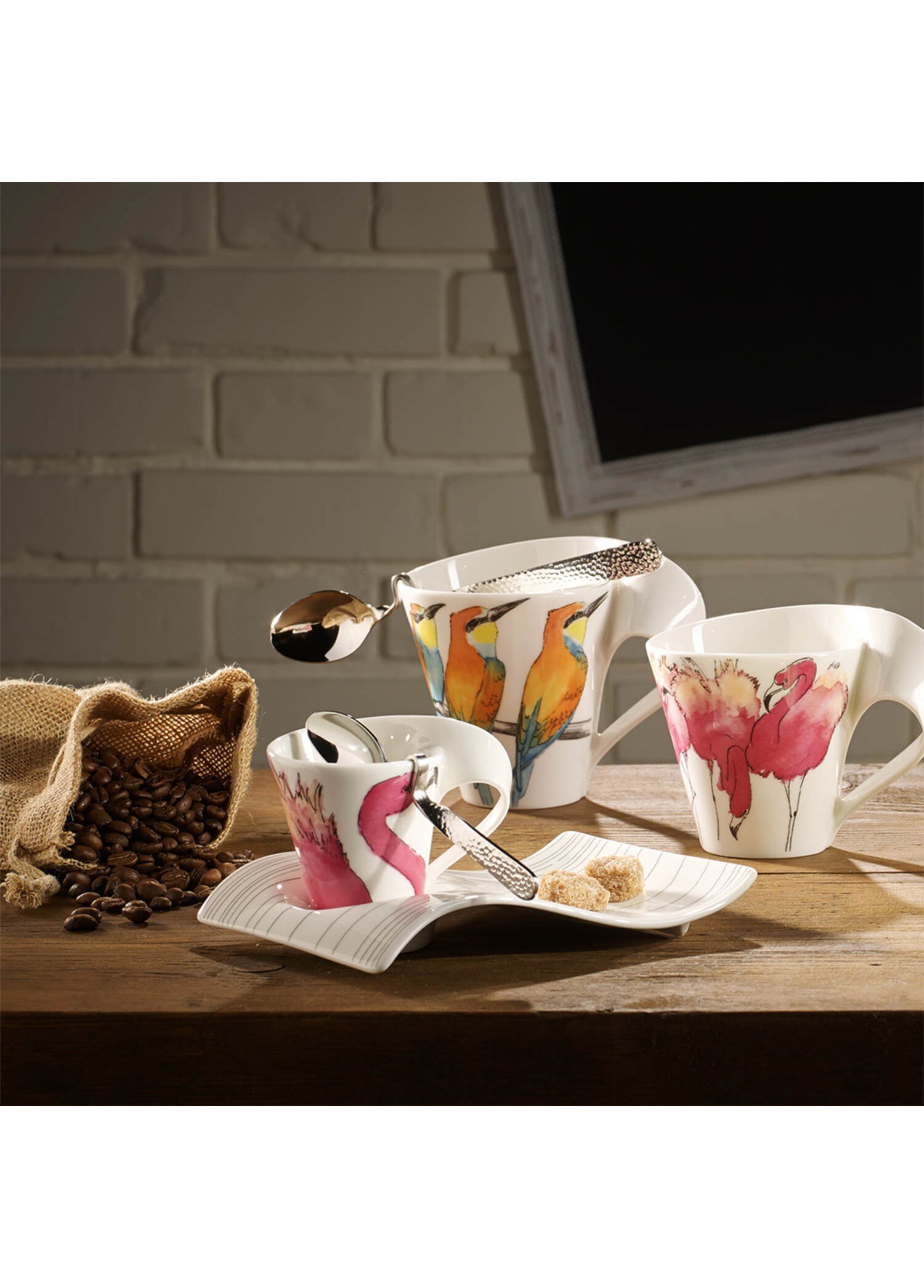 VB NEWWAVE CAFFE - KUPA, FLAMINGO, PEMBE, 0.30 L