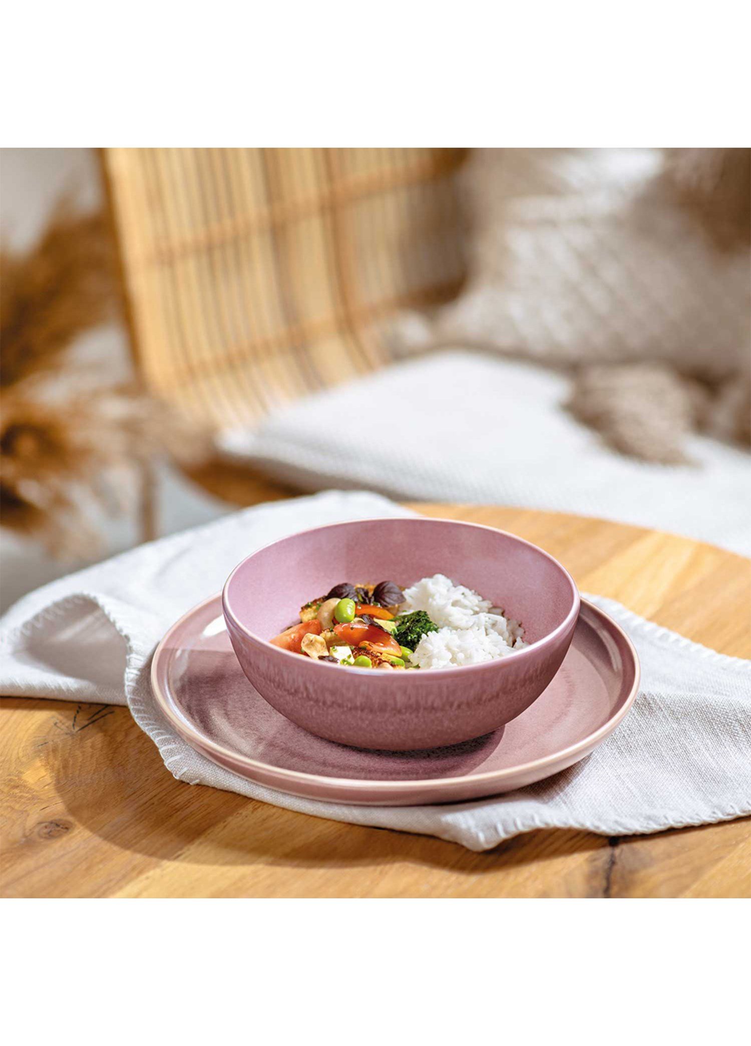 VB PERLEMOR CORAL - PASTA TABAGI, 24 CM, PEMBE