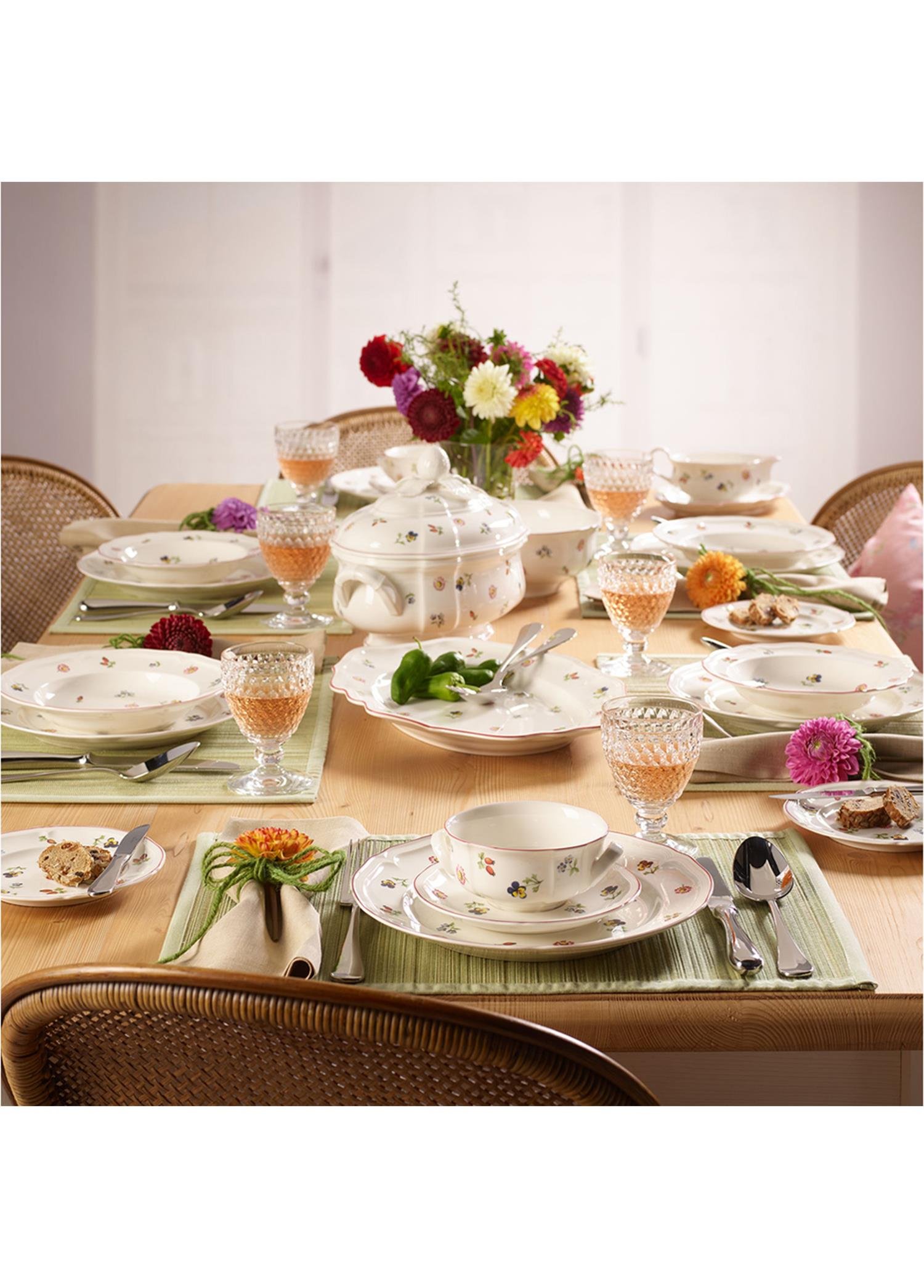 VB PETITE FLEUR - OVAL SERVIS TABAGI, 37CM
