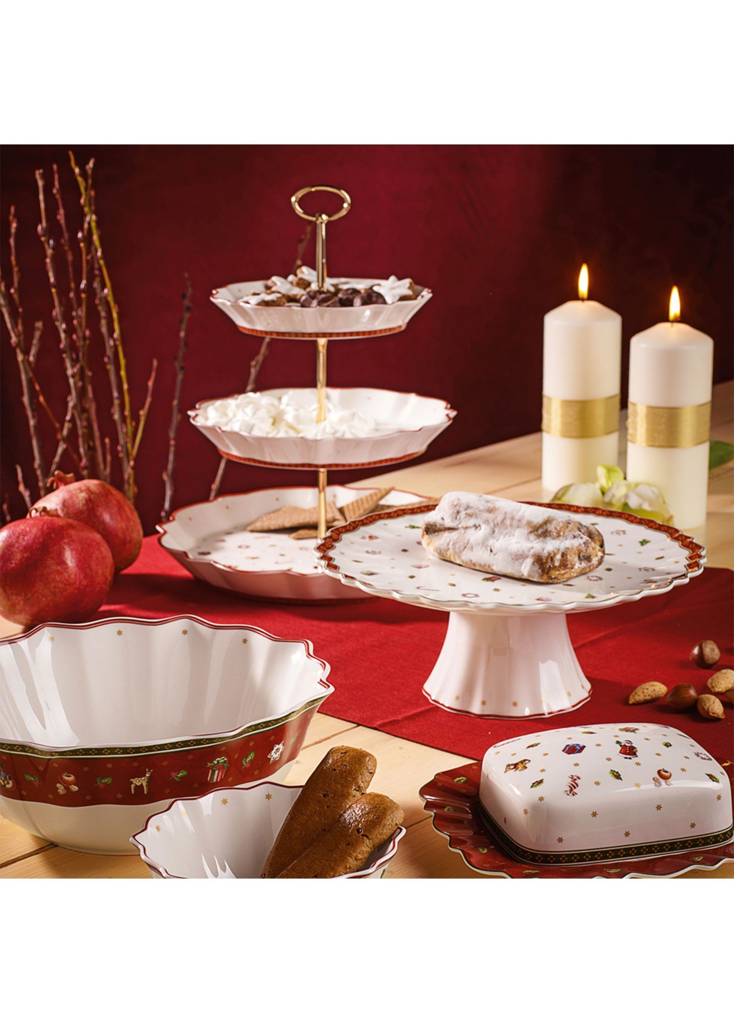 VB TOYS DELIGHT - 3 KATLI SERVIS TABAGI, 33 CM