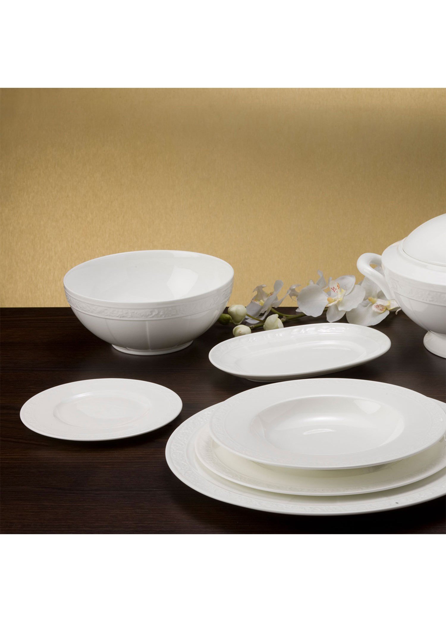 VB WHITE PEARL - SALATA SERVIS KASESI, 24CM