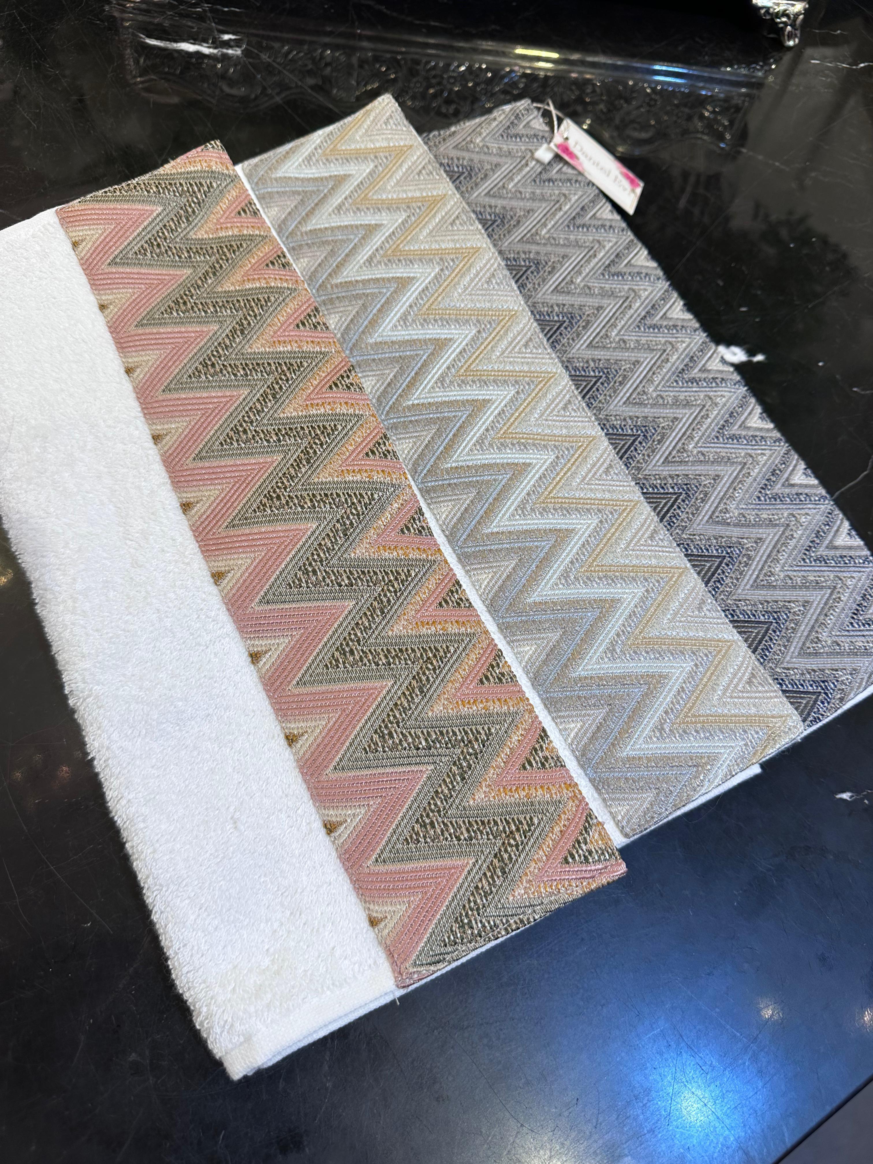 Zigzag Hardal Renk 30x50 cm El Havlu