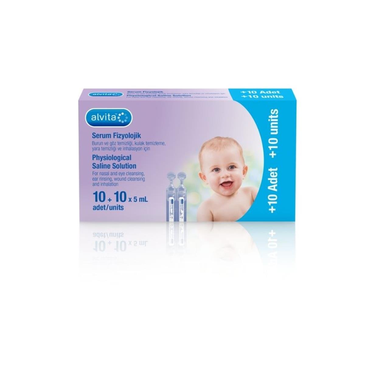 Alvita Serum Fizyolojik 5 ml 10+10 Adet