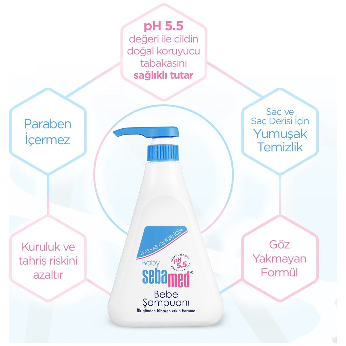 Sebamed Baby pH 5.5 Bebek Şampuanı 500 mlAnne-Bebek Bakım ÜrünleriSEBAMEDSebamed Baby pH 5.5 Bebek Şampuanı 500 ml - ozekpharma.comSebamed Baby pH 5.5 Bebek Şampuanı 500 ml
