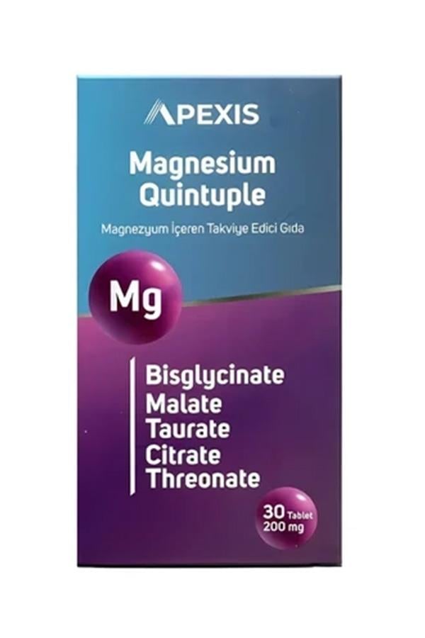 Apexis Magnesium Quintuple 30 Tablet
