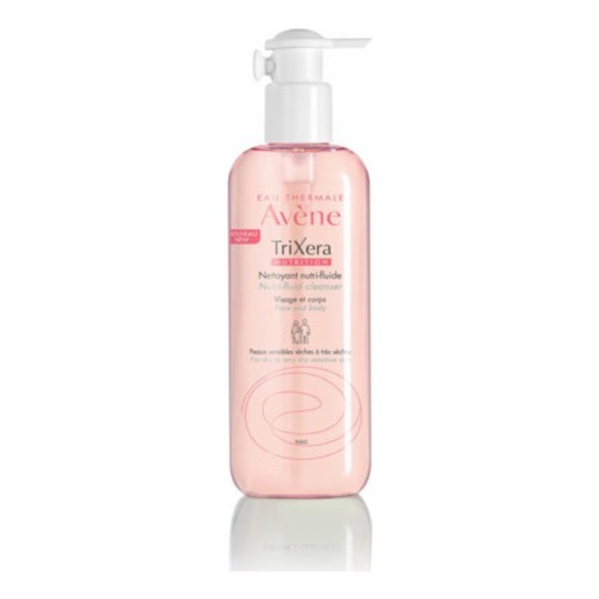 Avene Trixera Nutrition Nutri Fluide Cleanser 400 ml