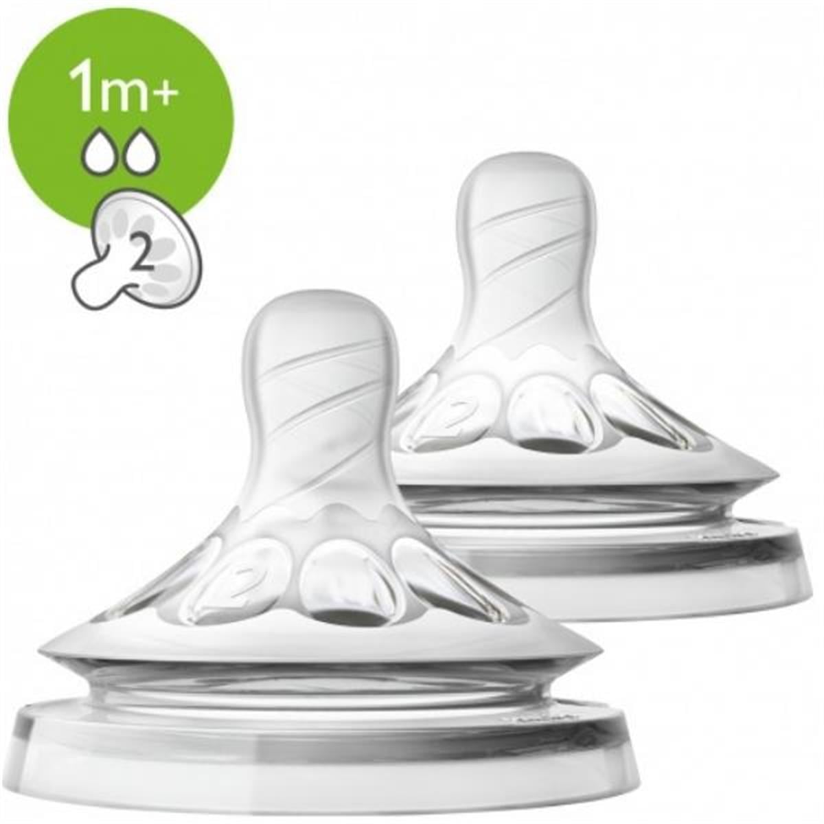 Avent Biberon Emzik Natural 1 Ay+ 2 Delik 2'li