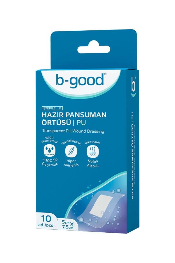 B-Good Hazır Pansuman Örtüsü 5cmx7,5cm 10 Adet