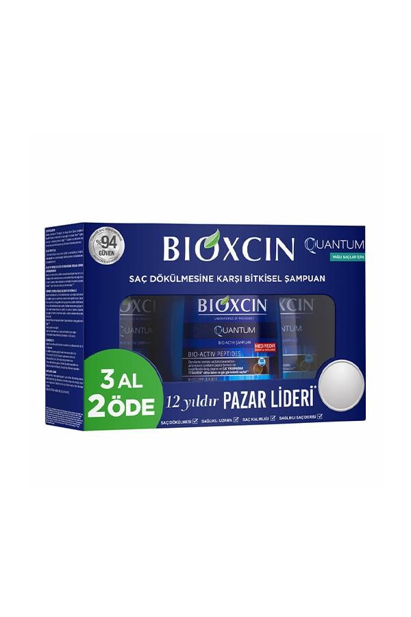 Bioxcin Quantum Yağlı Saçlar İçin Şampuan 300 ml - 3 Al 2 Öde