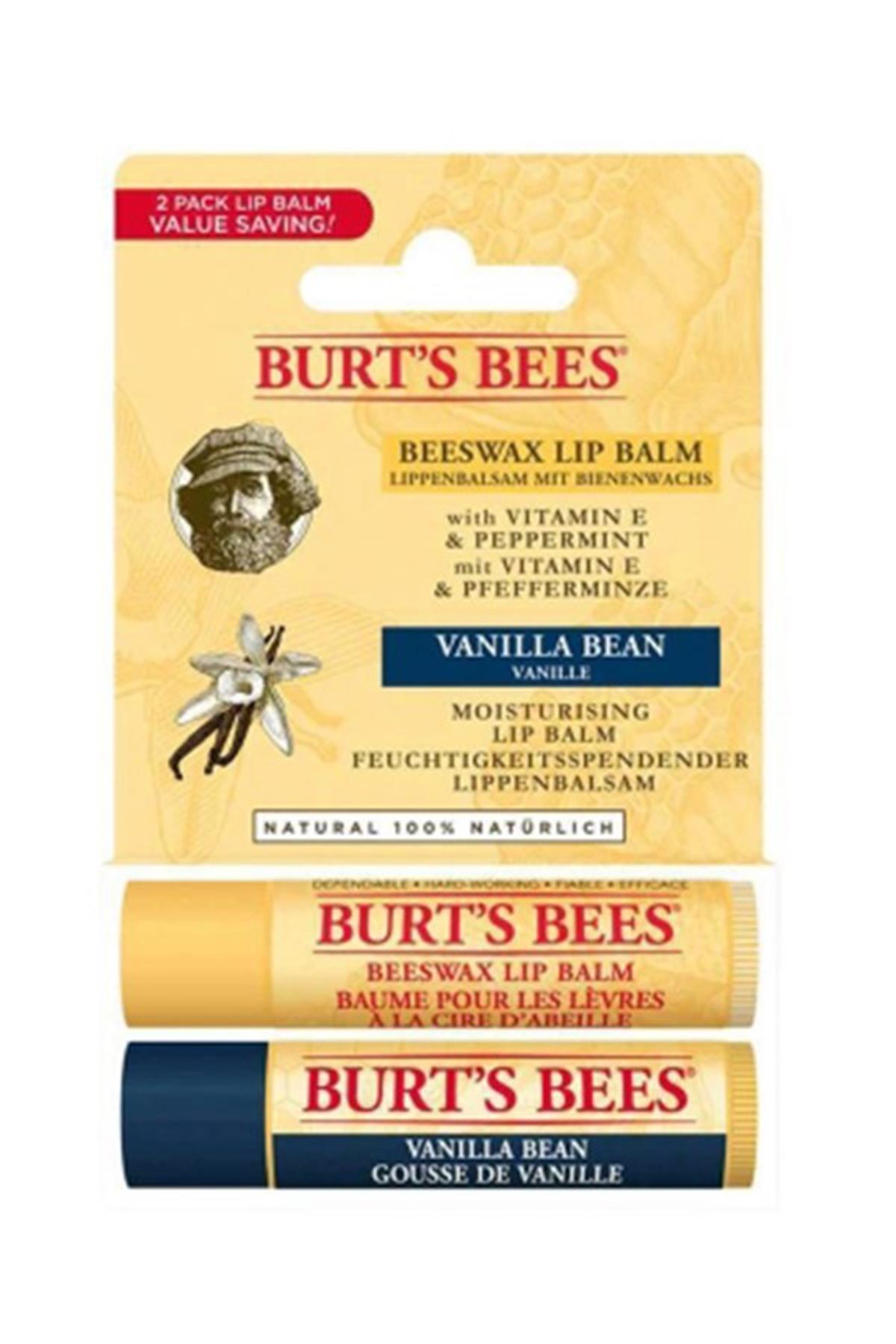 Burt's Bees Beeswax -Vanilla 2li Set Lip Balm