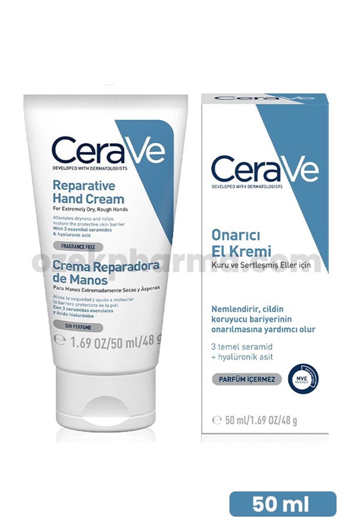 Cerave Onarıcı El Kremi 50 ml