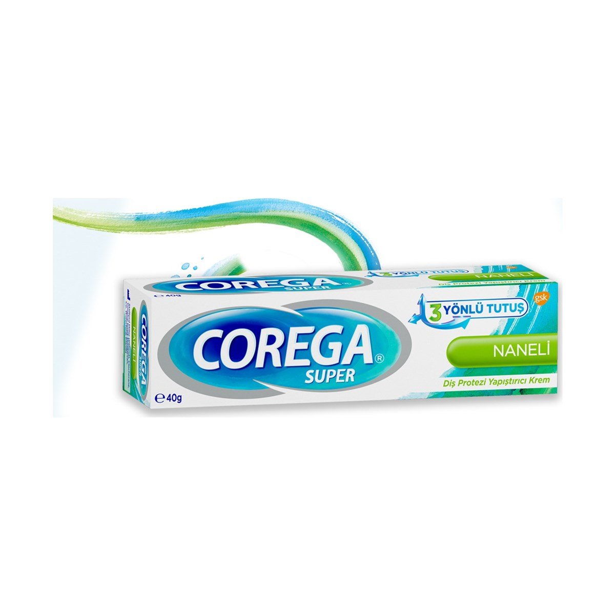 Corega Yapıştırıcı Naneli 40 gr