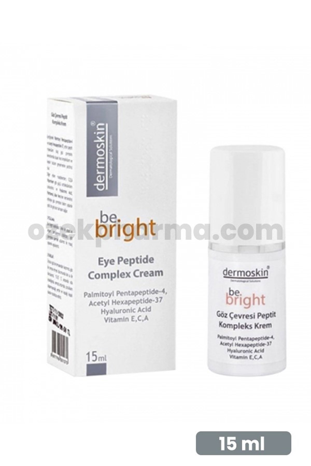 Dermoskin Be Bright Göz Çevresi Peptit Kompleks Krem 15 ml