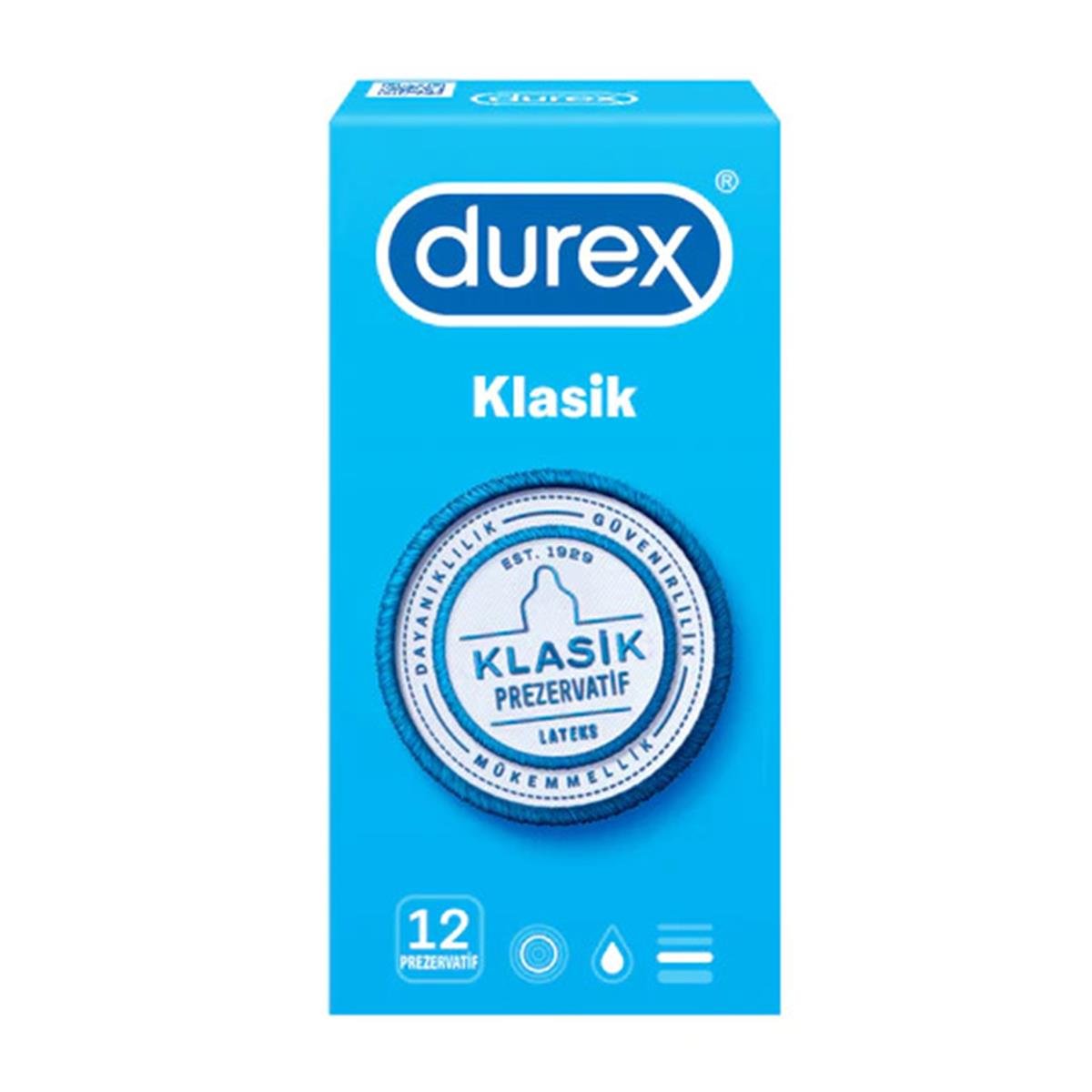 Durex Klasik Prezervatif 12'li