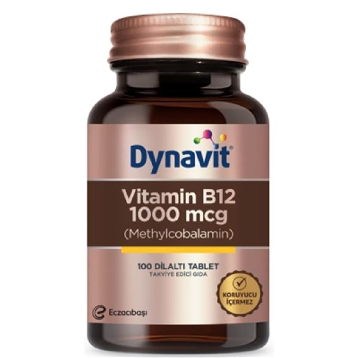 Dynavit Vitamin B12 1000 mcg 100 Tablet