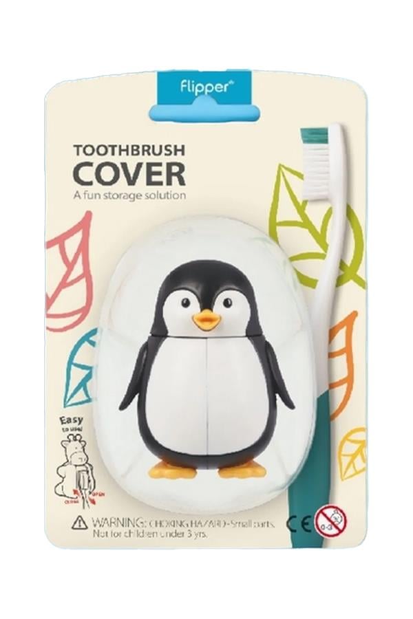 Flipper Diş Fırçası Kabı - Penguen