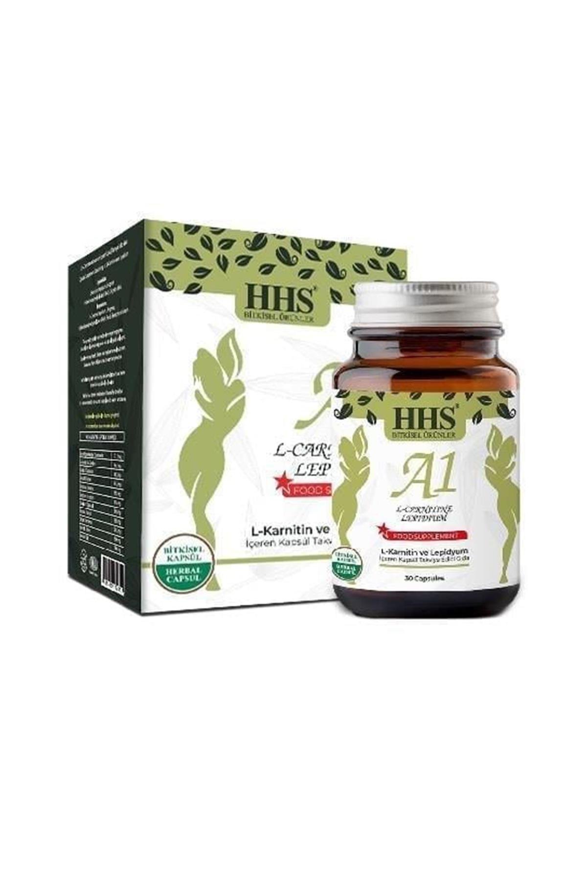HHS New A1 L-Carnitine Lepidium Cam Şişe 30 Kapsül