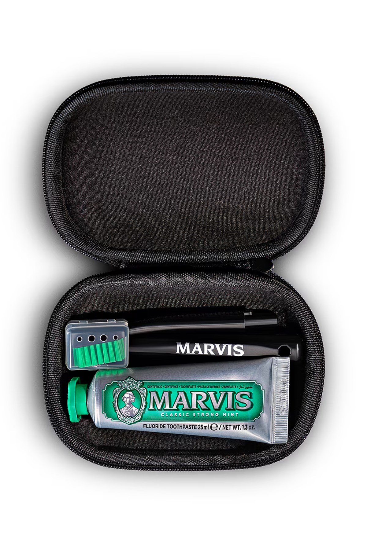 Marvis Travel Set - Strong Mint Macun 25 ml + Fırça
