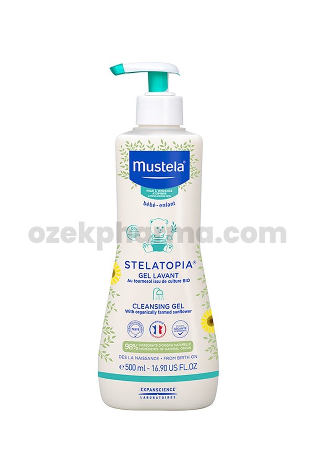 Mustela Stelatopia Gel Lavant Cleansing Gel 500 ml