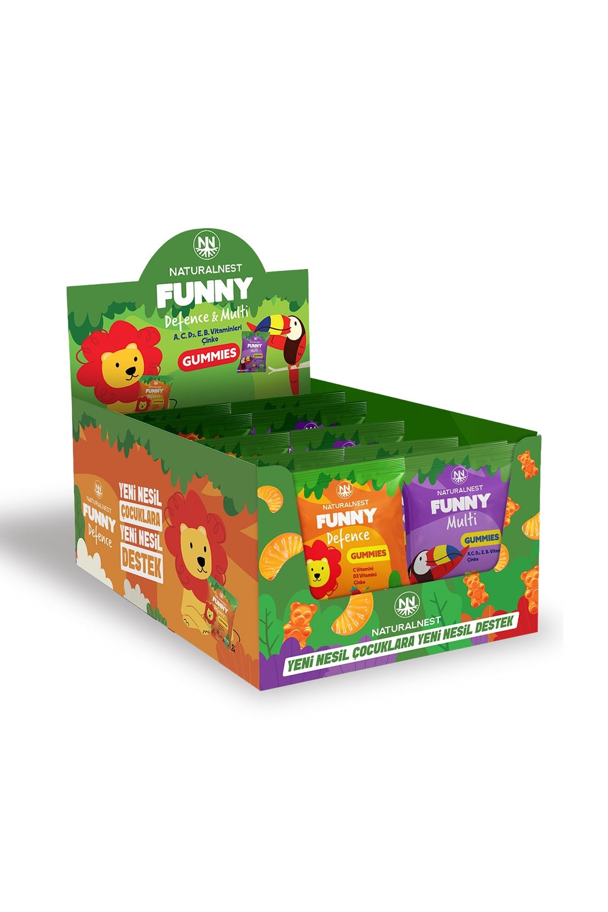 Naturalnest Funny Multi Defence Gummies 36 Poşet