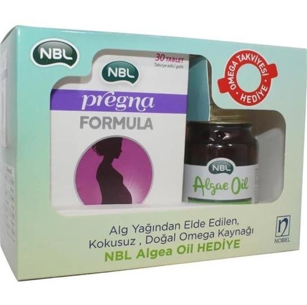 NBL Pregna Formula 30 Tablet + Algae Oil 30 Kapsül