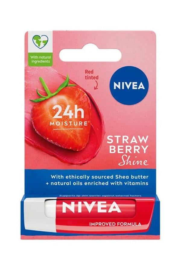 Nivea Strawberry Shine Dudak Bakım Kremi 4,8 gr